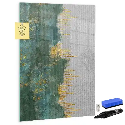 Lavagna magnetica cancellabile a secco con motivo decorativo