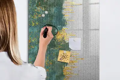 Lavagna magnetica cancellabile a secco con motivo decorativo