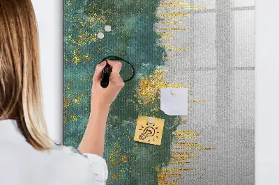 Lavagna magnetica cancellabile a secco con motivo decorativo