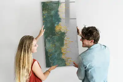 Lavagna magnetica cancellabile a secco con motivo decorativo