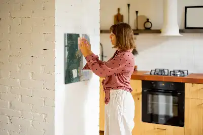 Lavagna magnetica cancellabile a secco con motivo decorativo