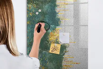 Lavagna magnetica cancellabile a secco con motivo decorativo