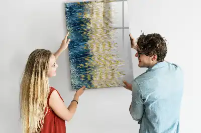 Lavagna magnetica cancellabile a secco con motivo decorativo