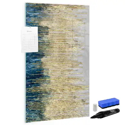 Lavagna magnetica cancellabile a secco con motivo decorativo