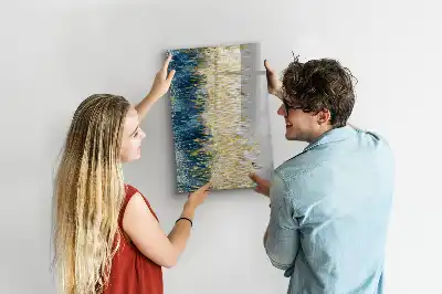 Lavagna magnetica cancellabile a secco con motivo decorativo