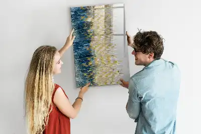 Lavagna magnetica cancellabile a secco con motivo decorativo