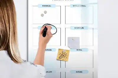 Lavagna magnetica cancellabile a secco 