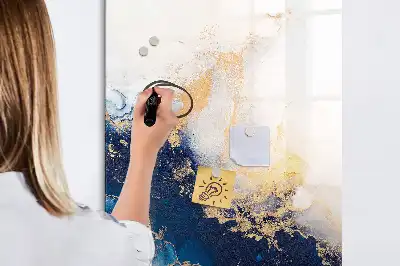 Lavagna magnetica cancellabile a secco modello marmo assoluto