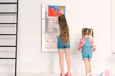 Lavagna magnetica cancellabile a secco calendario per i compleanni