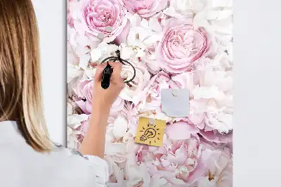 Lavagna magnetica cancellabile a secco modello Rose