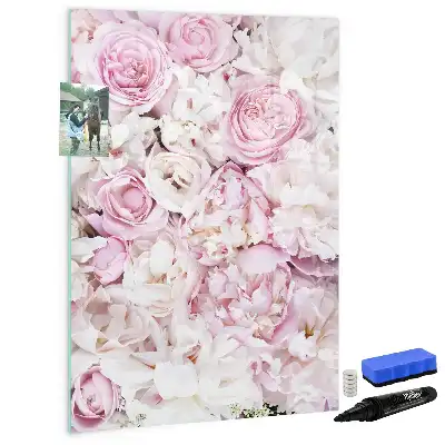 Lavagna magnetica cancellabile a secco modello Rose