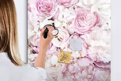 Lavagna magnetica cancellabile a secco modello Rose