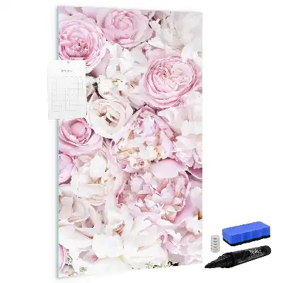 Lavagna magnetica cancellabile a secco modello Rose