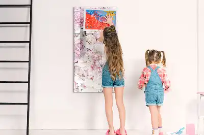 Lavagna magnetica cancellabile a secco modello Rose