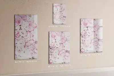 Lavagna magnetica cancellabile a secco modello Rose