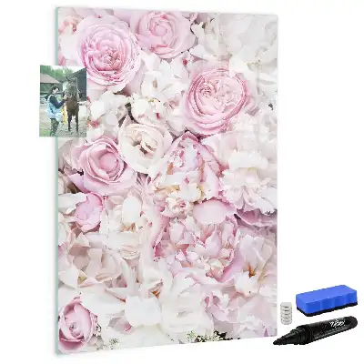 Lavagna magnetica cancellabile a secco modello Rose