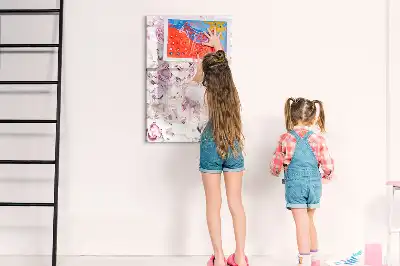 Lavagna magnetica cancellabile a secco modello Rose