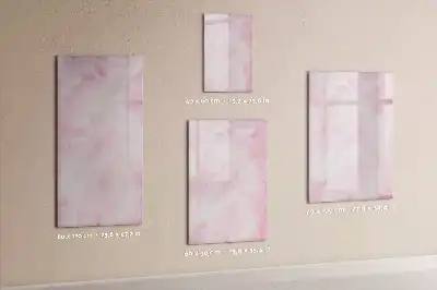 Lavagna magnetica cancellabile a secco decorazione con piume delicate