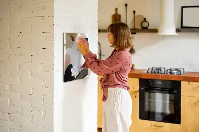 Lavagna magnetica cancellabile a secco con stampa artistica astratta ad acquerello