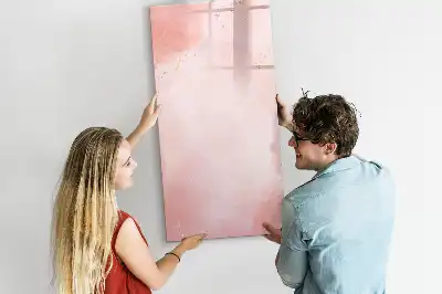 Lavagna magnetica cancellabile a secco color marmo rosa