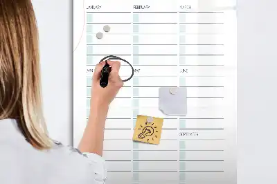 Lavagna magnetica cancellabile a secco modello Date importanti