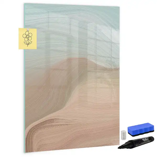 Lavagna magnetica cancellabile a secco mix di colori