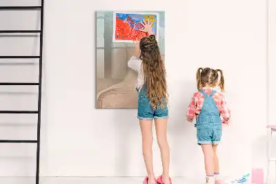Lavagna magnetica cancellabile a secco mix di colori