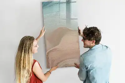 Lavagna magnetica cancellabile a secco mix di colori