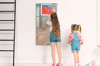 Lavagna magnetica cancellabile a secco mix di colori