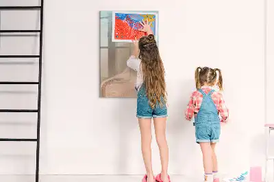 Lavagna magnetica cancellabile a secco mix di colori