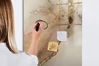 Lavagna magnetica cancellabile a secco effetto marmo scintillante