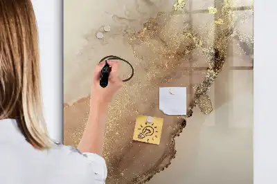 Lavagna magnetica cancellabile a secco effetto marmo scintillante