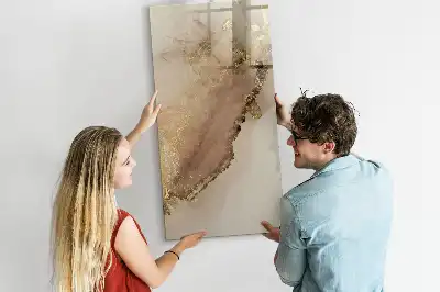 Lavagna magnetica cancellabile a secco effetto marmo scintillante