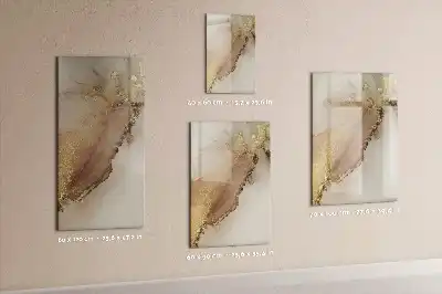 Lavagna magnetica cancellabile a secco effetto marmo scintillante