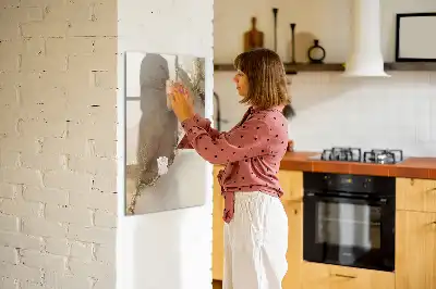 Lavagna magnetica cancellabile a secco effetto marmo scintillante
