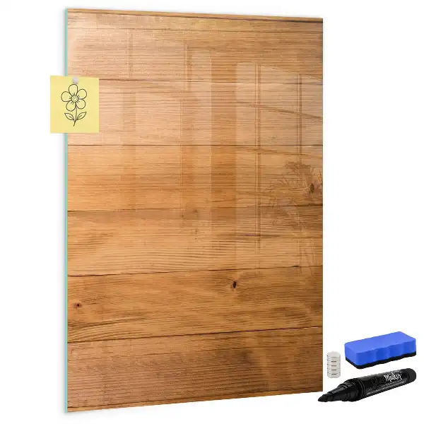 Lavagna magnetica cancellabile a secco con pannelli in legno