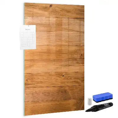 Lavagna magnetica cancellabile a secco con pannelli in legno