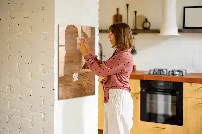 Lavagna magnetica cancellabile a secco con pannelli in legno