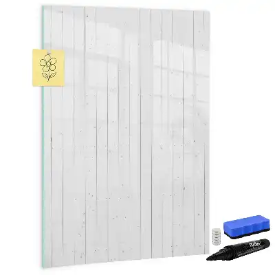 Lavagna magnetica cancellabile a secco in legno naturale