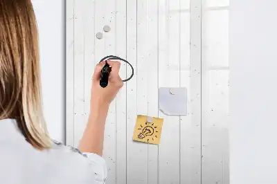 Lavagna magnetica cancellabile a secco in legno naturale