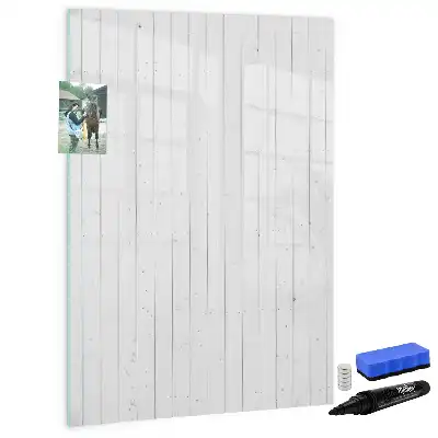Lavagna magnetica cancellabile a secco in legno naturale