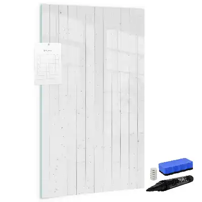 Lavagna magnetica cancellabile a secco in legno naturale