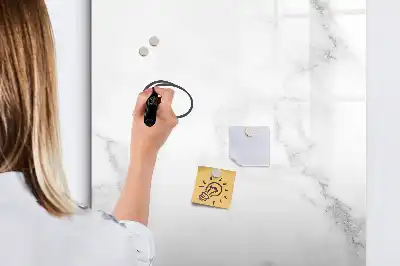 Lavagna magnetica cancellabile a secco effetto marmo