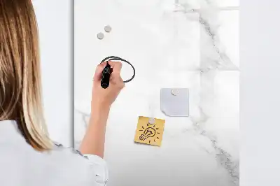 Lavagna magnetica cancellabile a secco effetto marmo