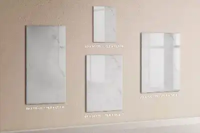 Lavagna magnetica cancellabile a secco effetto marmo
