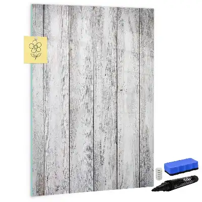Lavagna magnetica cancellabile a secco in legno dipinto