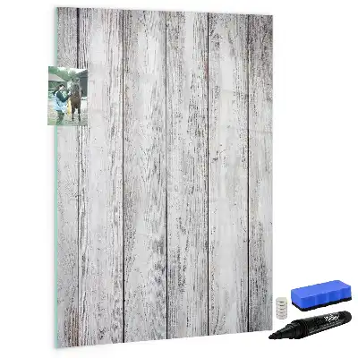 Lavagna magnetica cancellabile a secco in legno dipinto