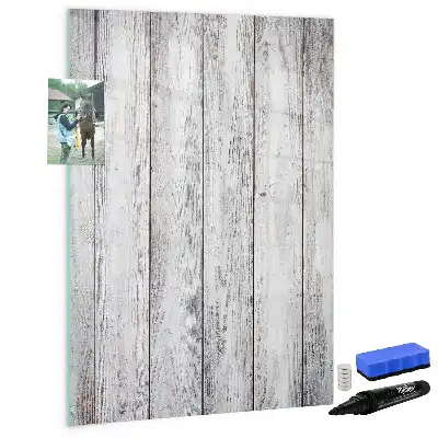 Lavagna magnetica cancellabile a secco in legno dipinto