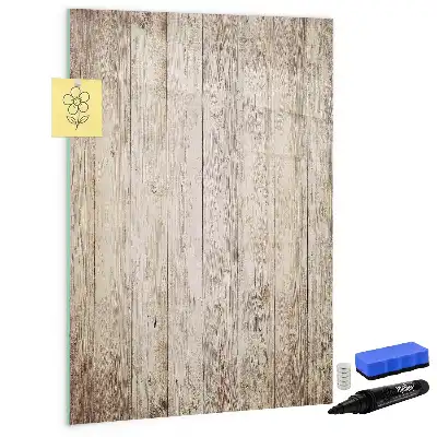 Lavagna magnetica cancellabile a secco con cornice in legno