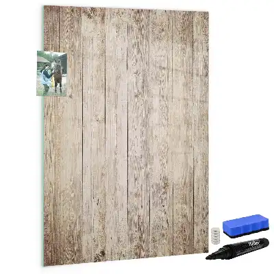 Lavagna magnetica cancellabile a secco con cornice in legno